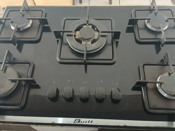 Este fogão cooktop a gás, 5 boca, 127 e 220