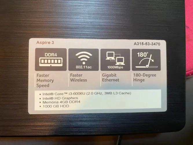 NOTEBOOK ACER ASPIRE 3