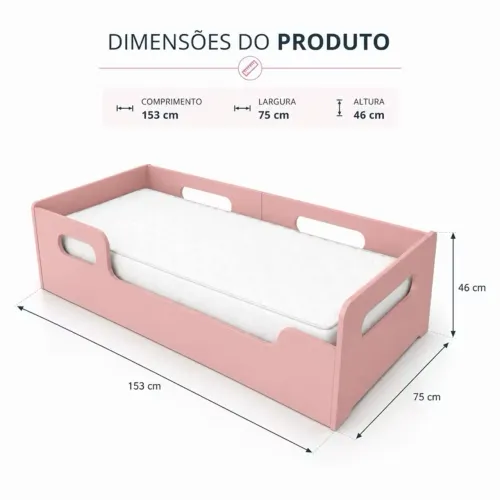 Vendo Cama Infantil Rosa