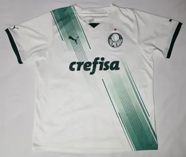 Linda Camisa 2 Do Palmeiras 2023 Puma Crefisa Tamanho Egg Futebol