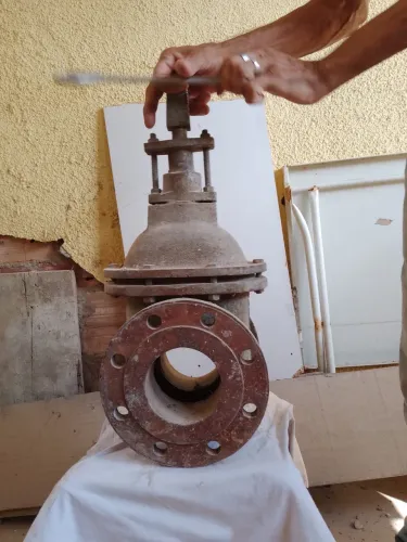 válvula gaveta industrial