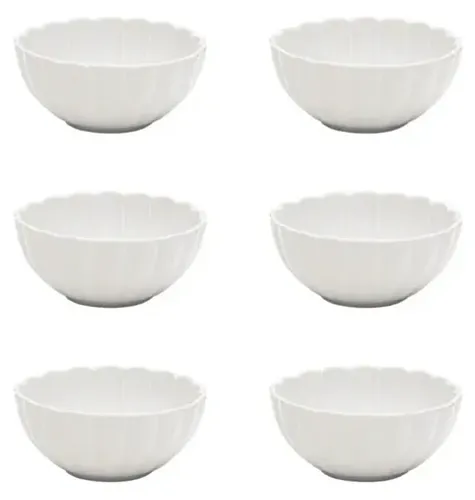 6 Tigelas Porcelana Oxford Camelia 12cm