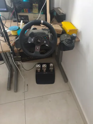 Volante Logitech g920+cambio