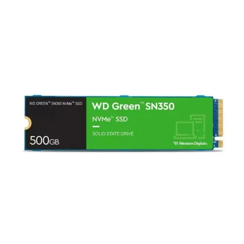 SSD NVMe WD Green SN350 500GB - Novo, com Garantia