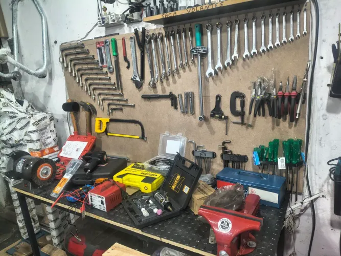 Ferramentas para oficina de motos tudo novo