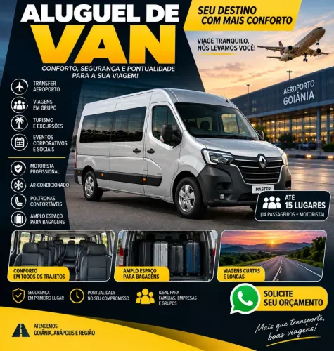 ALUGUEL DE VAN COM MOTORISTA