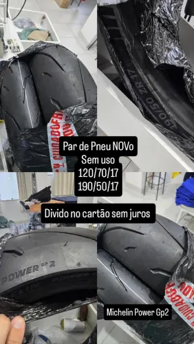 Par de Pneu michelin Power GP2