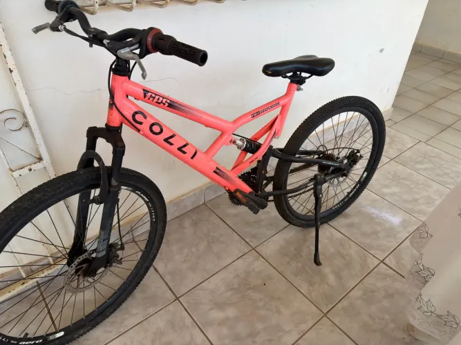 Bicicleta Aro26 Colli GPS Laranja - Dupla Suspensão