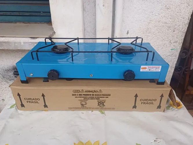 Fogao de duas bocas, ta novo 
