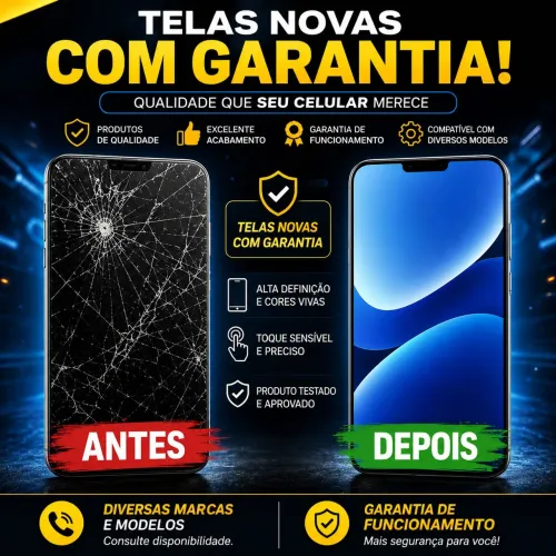 Troca de tela de celular