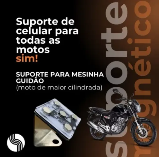 Suporte de Celular Magnético Moto Imã