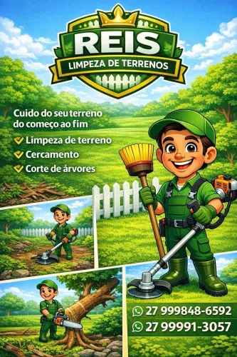 Limpeza de Lotes e Terrenos | Capina, roçagem, corte de árvores, retirada de mato 