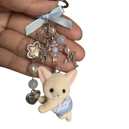 Chaveiro RAPOSA DO DESERTO - Sylvanian Families Japão - Exclusivo NOVO - Disponível