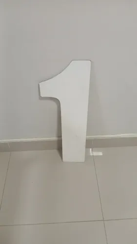 Desapego display de chao número 1, parabéns e felicidades 