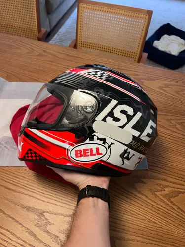 Capacete moto bell isle of man tt tam58