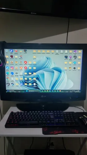 PC Gamer Completo - i5 10400 + GTX 1050 Ti + SSD + Teclado Mecânico + TV LG 26
