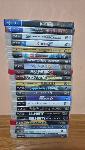 Jogos de PS3 e ps4