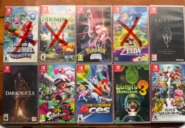 JOGOS NINTENDO SWITCH - 199 CADA
