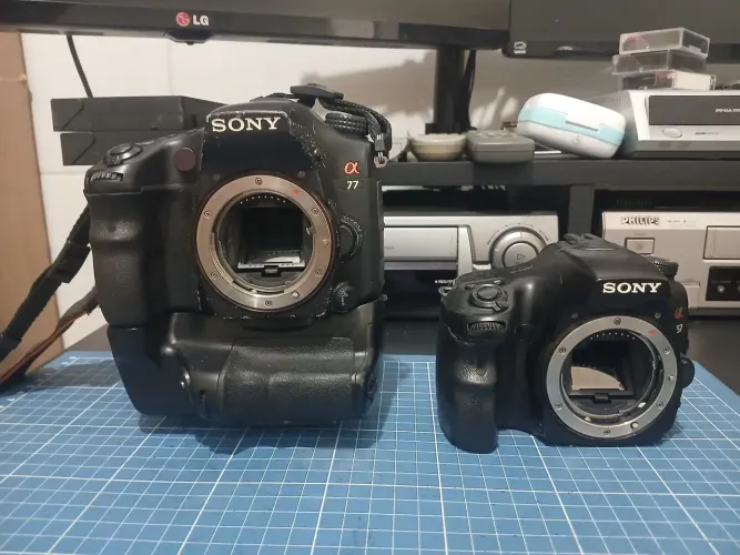Câmeras DSLR Sony Alpha Kit - Leia a descrição