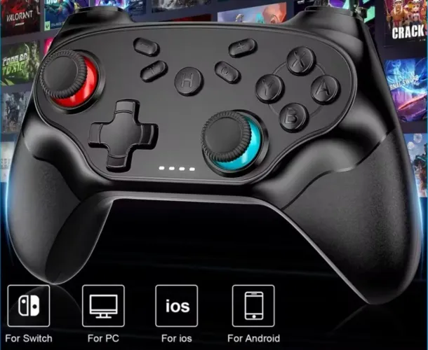 Nintendo Switch Controle, joystick emulador PC e Android 