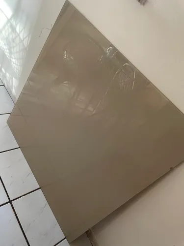 Vidro de mesa quadrado