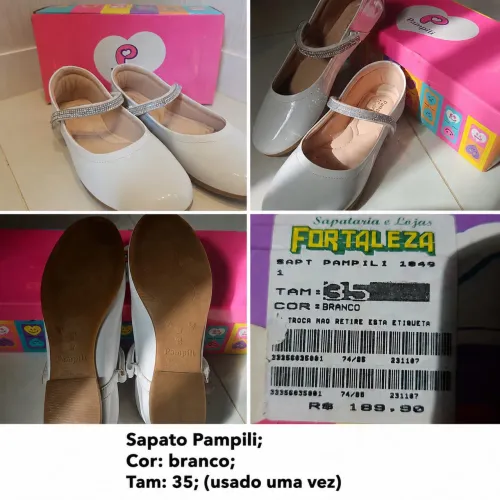 Sapato Pampili Branco 35