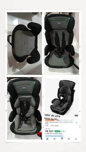 Cadeirinha infantil para carro