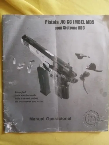 Manual Original Pistola IMBEL MD5 .40 GC ADC