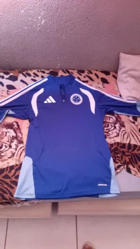 Jaqueta Adidas Cruzeiro Treino Atleta 2026 Azul