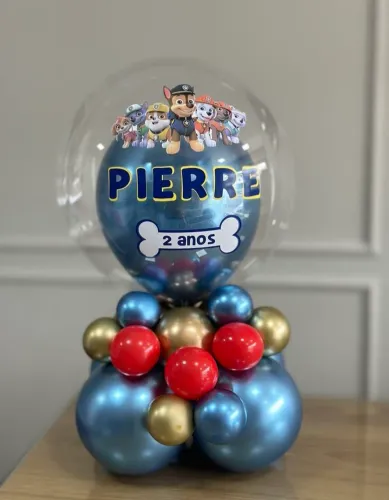 Arranjo de balões personalizado