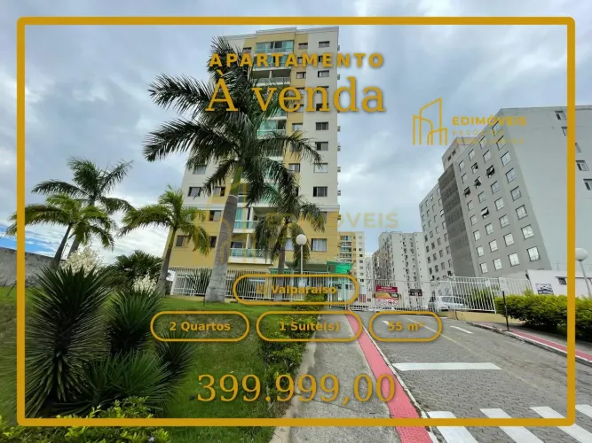 Valparaíso: Apartamento com Sala Completa e Vaga de Garagem