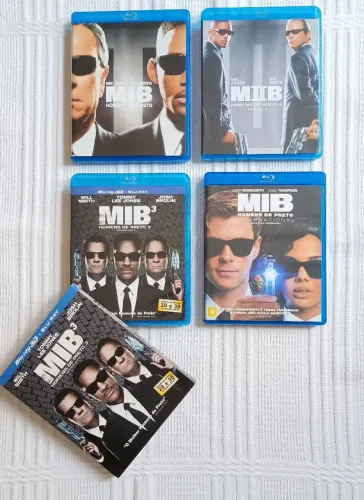  BLU-RAY: HOMENS DE PRETO [QUADRILOGIA] 