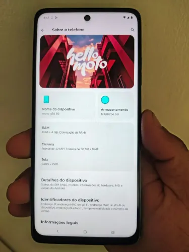 Vendo Ou Troco Moto G56 256 GB 12 De RAM