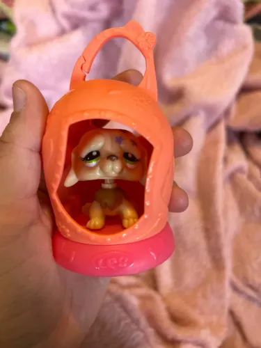 Chaveiro Littlest Pet Shop Cachorro Marrom