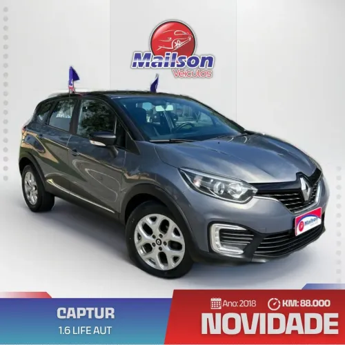 Renault Captur Life 1.6 16V Flex 5P Aut. 2018