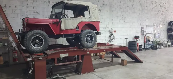 Rampa de alinhamento automotivo