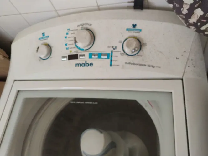 Máquina de lavar Mabe 15 kg entrego