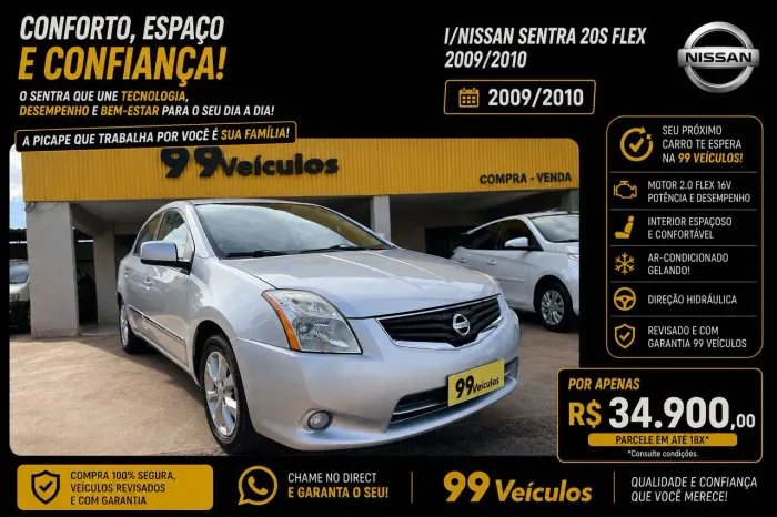 Nissan Sentra S 2.0/ 2.0 Flex Fuel 16V Aut. 2010