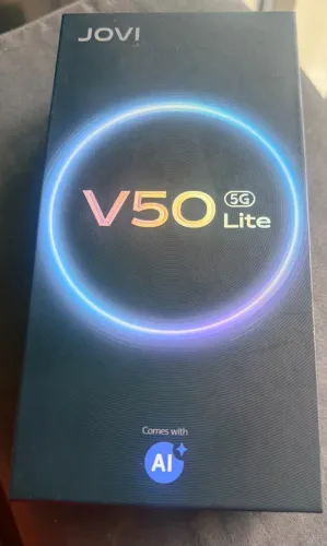 Smartphone JOVI V50 Lite 5G 256GB 8GB RAM Câmera 50MP AMOLED 6.77" 6500mAh 90W Android 15
