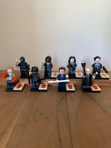 Lego Bloco de montar Demolidor Justiceiro Jessica Jones Punho de Ferro Rei do Crime KIT 8 