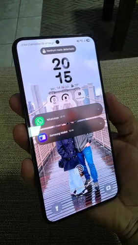 S23+ 256 GB usado em ótimo estado