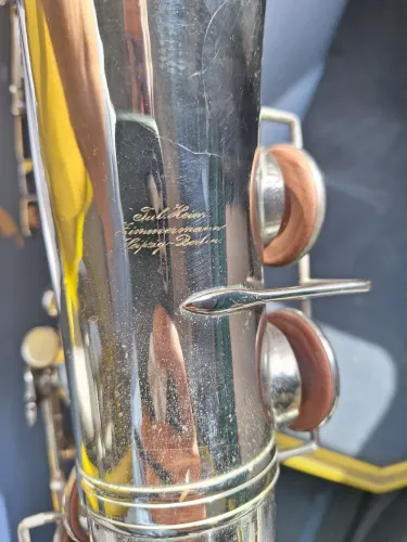 Sax alto vintage Jul. Heinr zimmermanmn alemão