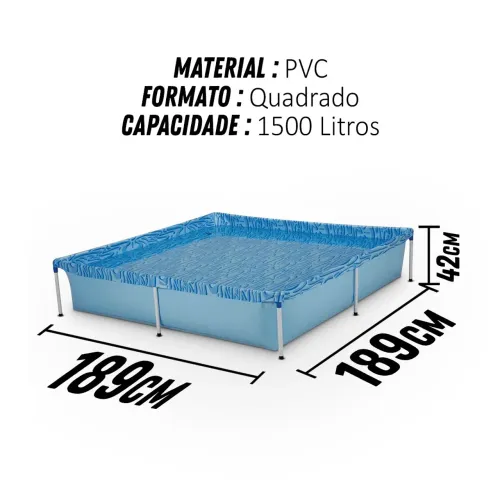 Piscina 1.500 litros