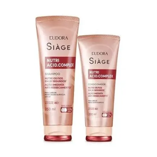 Combo Siàge Nutri Acid.Complex: Shampoo 250ml + Condicionador 200ml