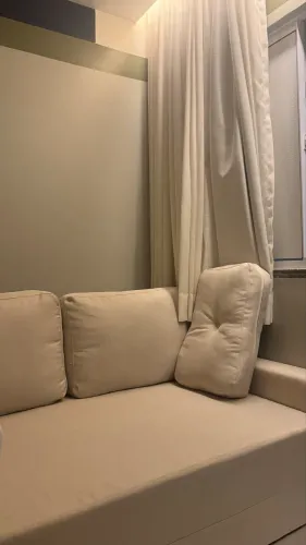 Sofá cama linho 2 lugares