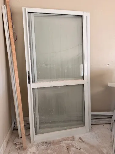 Porta Sacada de aluminio