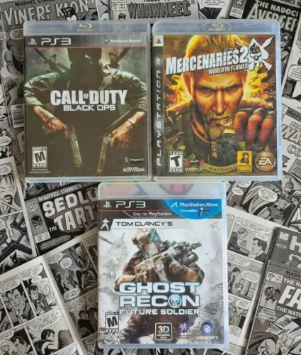 Lote 3 Jogos Originais Playstation 3 PS3 (Faço olx pay)