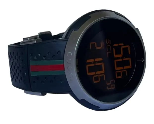Gucci Sport Digital 44mm, Aço, Borracha , Pro-mocao!!! (Usado)