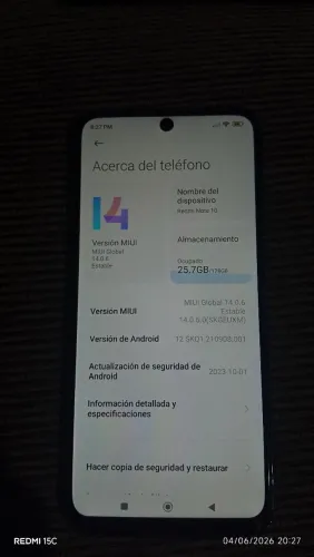 Redmi note 10 em perfeito estado 