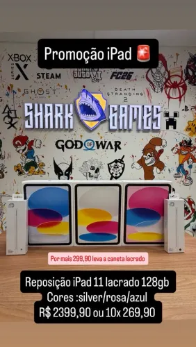 Ipad 11 todas as cores 128GB lacrado 
